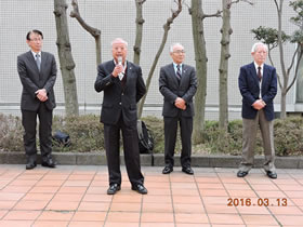 関田正民市議会議長のご挨拶
